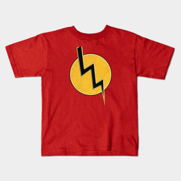 Lightning bolt Kids T-Shirt by Gaspar Avila